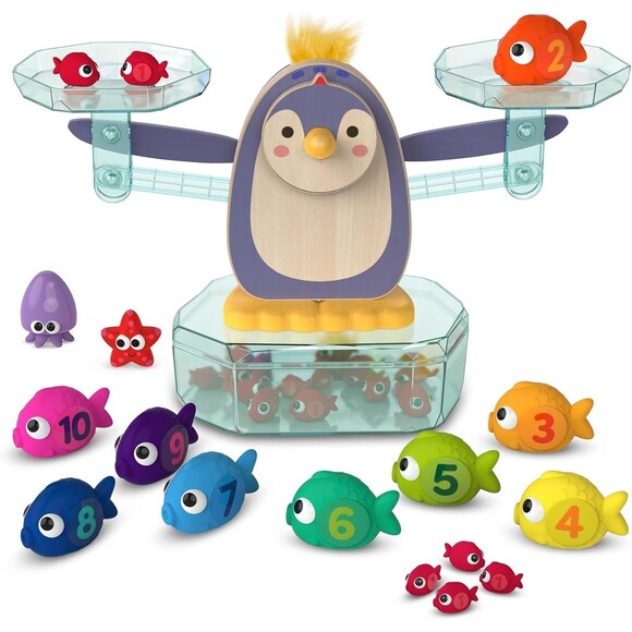 Battat Education–Penguin Math Balance Scale stem skil Educational toddler game - Picture 6 of 7
